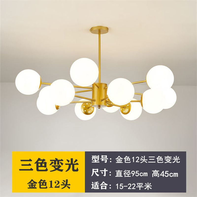 Nordic led pendant light - modern minimalist style for living room,  new arrival, bedroom main light, gold magic bean lamp