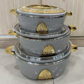 1.5l-2.5l-4.0l food warmer containerforeign trade 3pcs thermal insulation box set