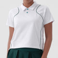 New women's casual quick-dry activewear: autumn sports running t-shirt, polo shirt, loose-fit training top