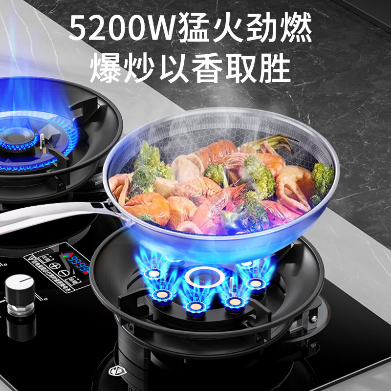 Wholesale royalstar flip-top gas stove double burner for home natural gas gas stove liquefied gas popular magic disc stove