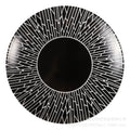 Popular creative round ceramic snack plate for home bone plate hotel side dish cake plate 6inch shallow plate