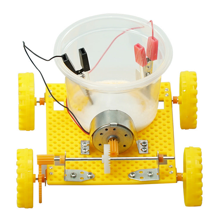 Salt water power generation kinetic energy vehicle physical experiment DIY material package creative handmade gizmo scientific experiment