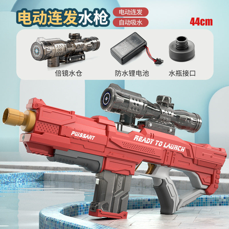 electric water gun automatic water suction high pressure water gun toy burst large capacity electric water gun toy gun toy