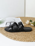 2025 summer fashion unisex slip-on flat sandals
