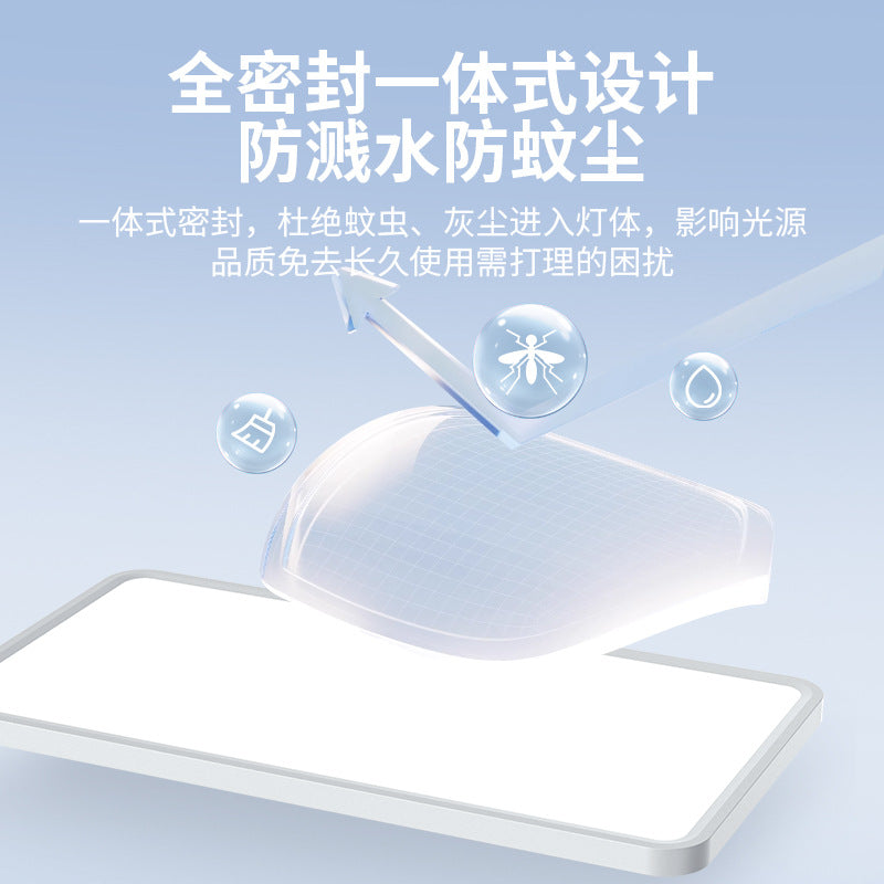 Ultra-thin full spectrum eye-care led ceiling light for living room - modern, minimalist, and elegant. complete whole-house lighting package for hallways and main living spaces