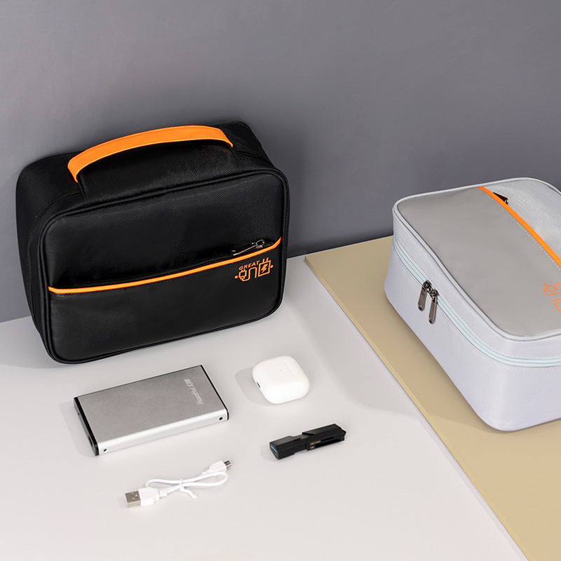 Beilian  data cable storage box, digital accessories storage bag, anti-collision power bank plug, mouse protective bag.