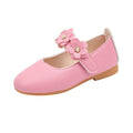 Girls' leather shoes - new spring/autumn  collection: stylish princess shoes for little girls, featuring floral designs, soft soles, and casual comfort for mid-to-large sized children