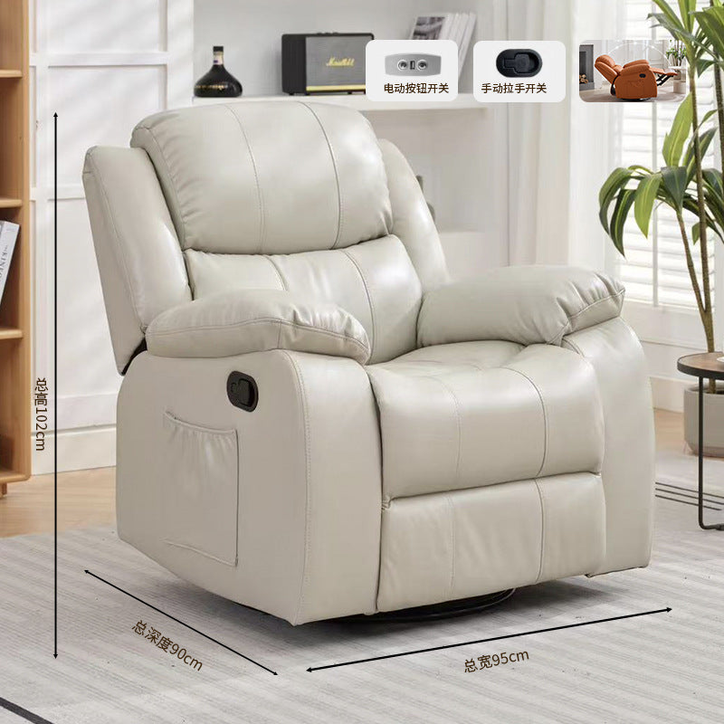 Living room cinema sofa space lazy sofa cabin electric single retractable massage leather home theater