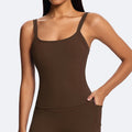 eco-friendly nylon yoga tank top - outdoor training sports vest - running & fitness top for women
