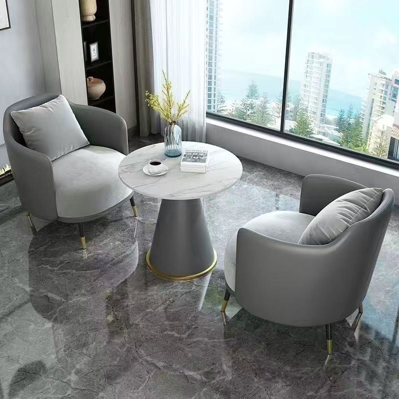 Business reception sofa coffee table combination hotel lobby light luxury leisure light luxury hotel rest area negotiation tables and chairs