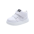 Boys' mid-top sneakers,  spring/autumn new collection, kids' casual shoes, toddler & baby sneakers, girls' shoes, white sneakers