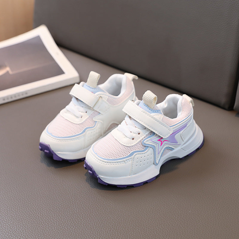 【clearance】kids' athletic shoes: boys' sneakers, mesh dad shoes for toddlers and young children, girls' running shoes