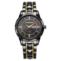 Wholesale men's watches: premium, cross-border, luminous, waterproof, dual calendar, rivet steel band quartz watch ⌚ - cross-border watch