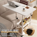 Rolling computer desk - simple adjustable bedside table - mobile laptop desk - bedroom study desk