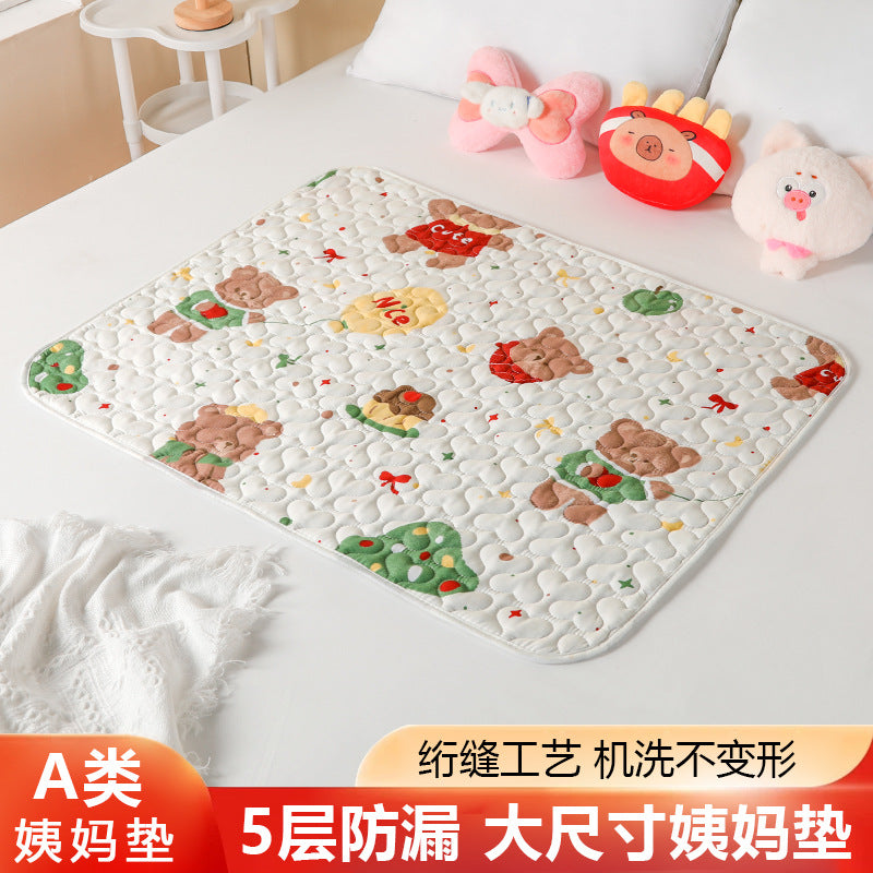 Waterproof, washable, large-size a-grade breathable bed sheet for babies and toddlers - diaper changing pad for nursery and home use