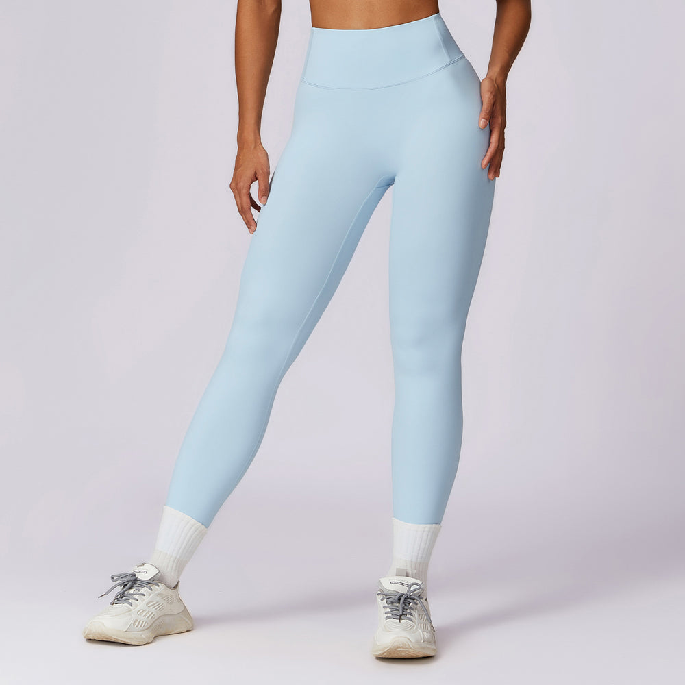 European and american style running naked feel quick-dry fitness leggings breathable outerwear tight workout pants high waist butt lifting yoga pants women's 8047