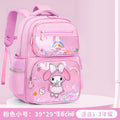 cartoon school backpack for elementary school students, grades 1-6 - quicksand cute girl kuromi fun backpack
