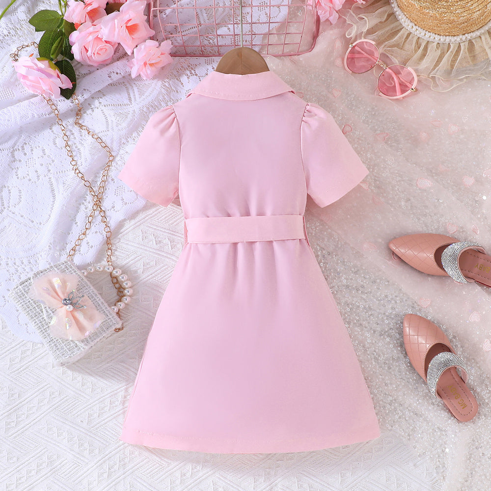 fashionable european and american cross-border new arrivals: chiffon patchwork belted blazer-style bubble sleeve dress - direct from the manufacturer