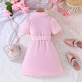 fashionable european and american cross-border new arrivals: chiffon patchwork belted blazer-style bubble sleeve dress - direct from the manufacturer