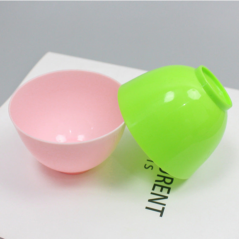 Wholesale set of plastic facial mask bowls for beauty, spa, and mask mixing - small bowl, 81mm diameter, 52mm height - cosmetics supplies
