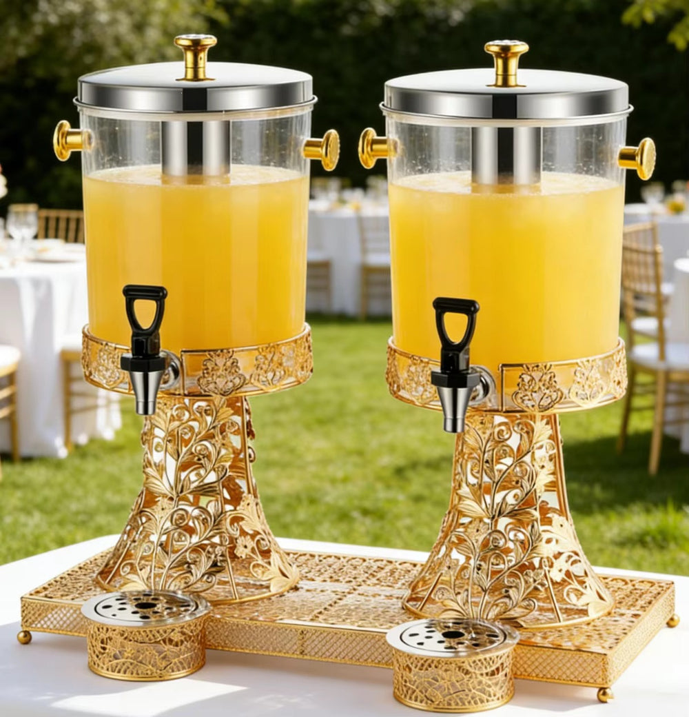 Commercial stainless steel self-service beverage dispenser, 8l european-style juice machine, cold drink dispenser for hotels and restaurants - in stock