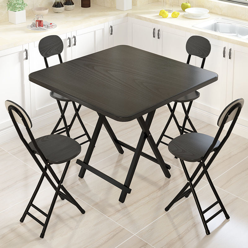 Folding tablefor homedining tablesimple small square table4-person tablesmall apartment portable outdoor stall balcony table