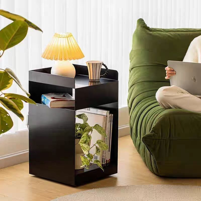 Nordic living room small side sofa bedside modern bedroom simple coffee table corner bedside table mobile storage edge