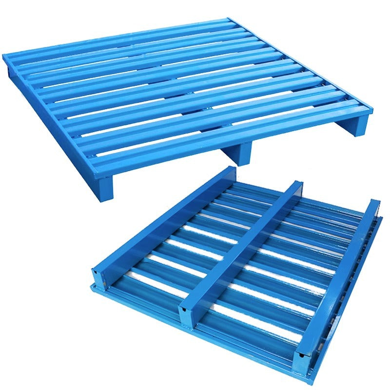 Chengdu Steel Iron Pallet Warehouse Shelf Metal Heavy Industrial Forklift Pallet Customized Moisture-proof Pad Board Iron Pallet