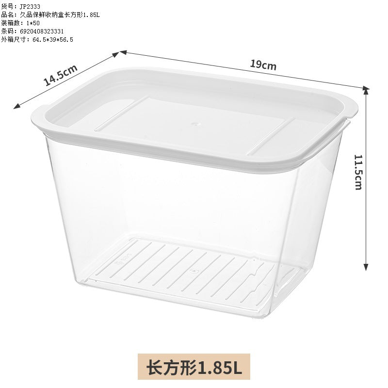 New refrigerator frozen meat box grid frozen sealed box fresh-keeping box onion ginger garlic rice sub-packaging finishing artifact preparation