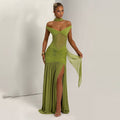 fashion style autumnew arrivalfashiontube topbacklesssexymesh shrink slit hip-hugging dress