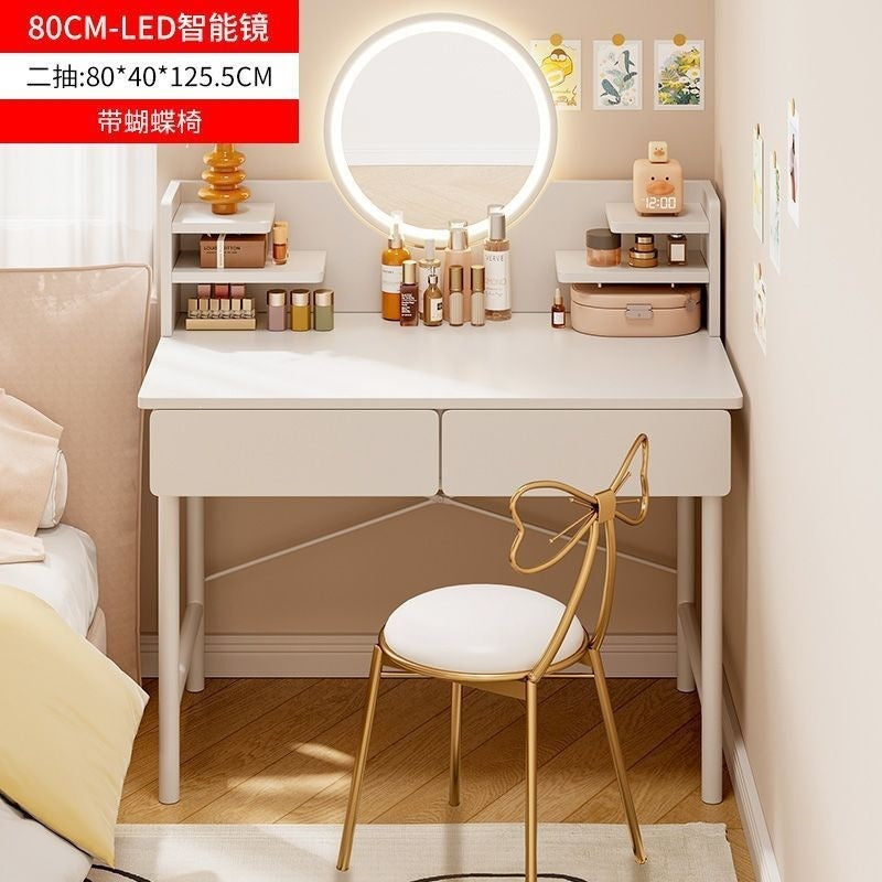 Minimalist modern vanity table for small apartments - new arrival! stylish makeup desk for rent, bedroom bedside small vanity table