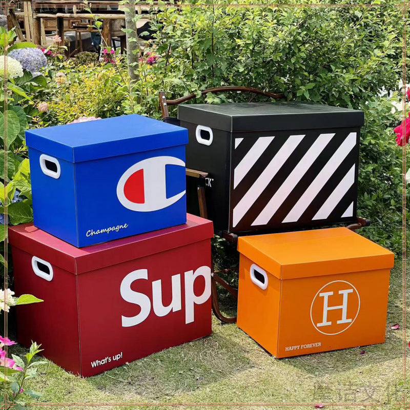Internet celebrity storage box carton ins wind toys clothing paper snacks book trunk storage box gift box sup