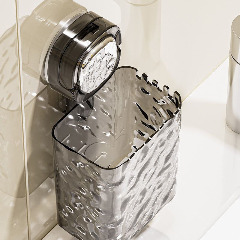 Comb storage rack wall-mounted punch-free bathroom bathroom sink wall toothpaste toothbrush razor storage tube