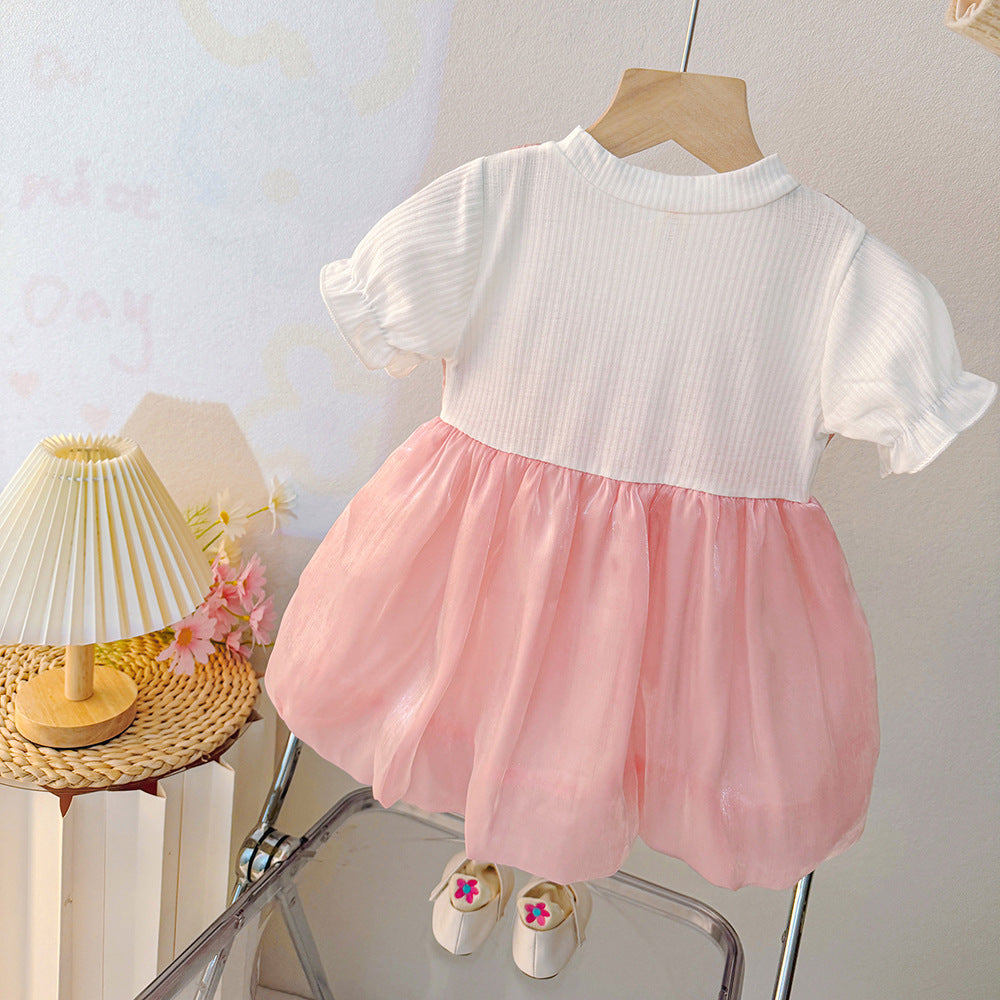 Girls' spring/autumn dress -  new collection: stylish children's skirt, autumn outfit, little girl's princess dress, tulle tutu skirt