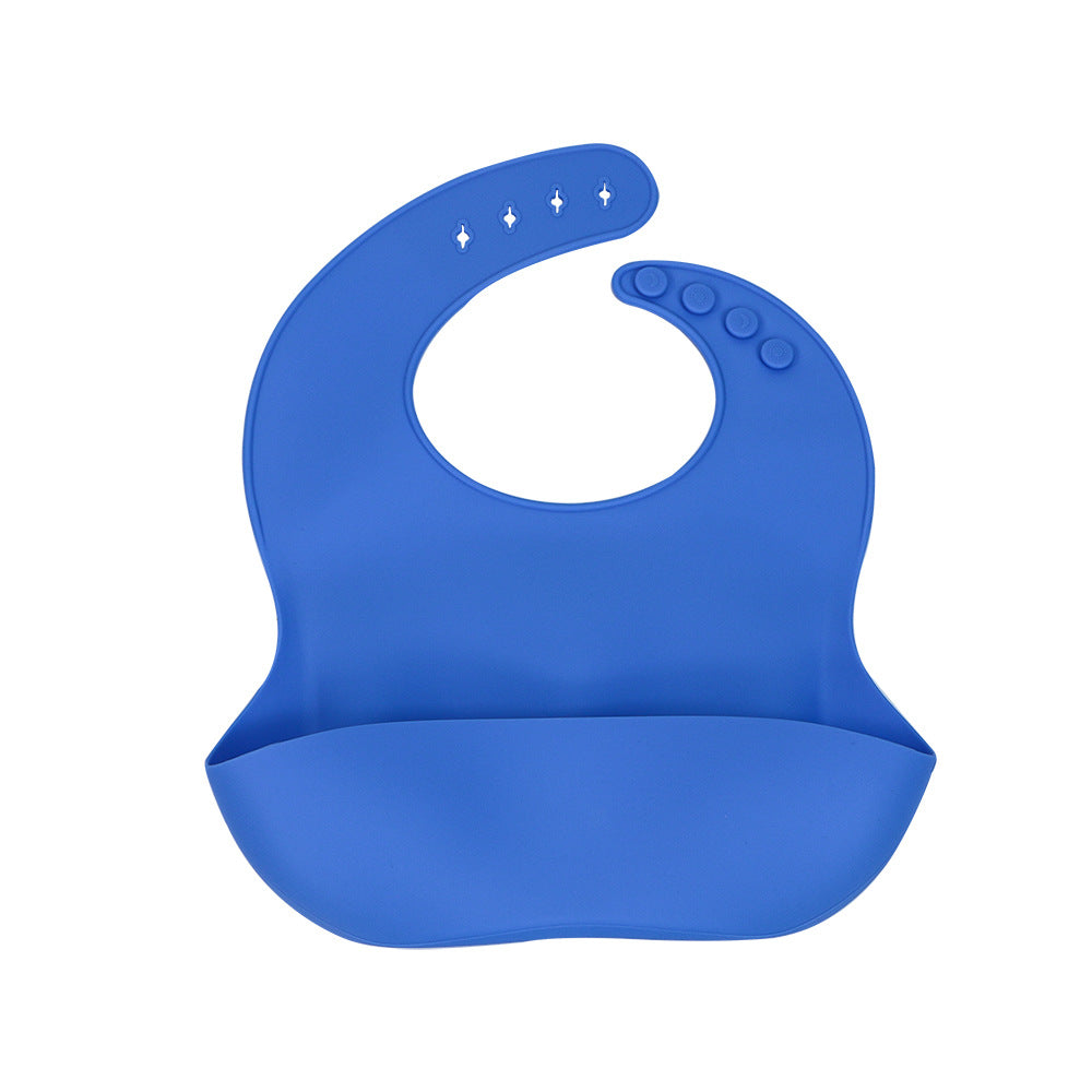Kids eating food supplement silicone dinner plate bowl cup rice pocket fork spoon anti-fall suit food grade baby tableware gift box