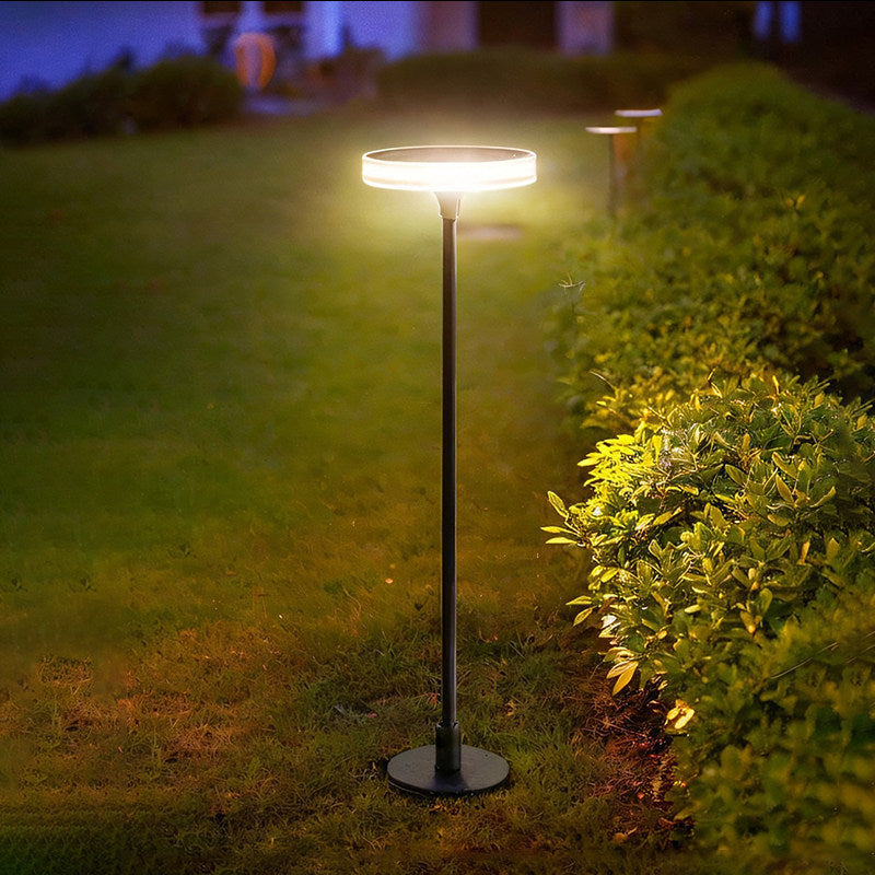 Outdoor waterproof solar lawn lights - ground insert, perfect for villa landscaping, garden pathways, and ambient lighting