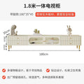 Gold cabinet legs 1.8m tv stand + 1.2m coffee table combo