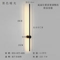 Minimalist light luxury linear wall sconce - bedroom bedside, living room background wall, simple nordic style for hallway, aisle, hotel, and restaurant lighting