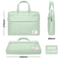 Student tutoring bag canvas laptop backpack tote document bag conference printed material bag large capacity waterproof briefcase