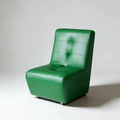 Same-day shipping: italian-style solid wood minimalist luxury swivel armchair with wheels, perfect for living room or bedroom