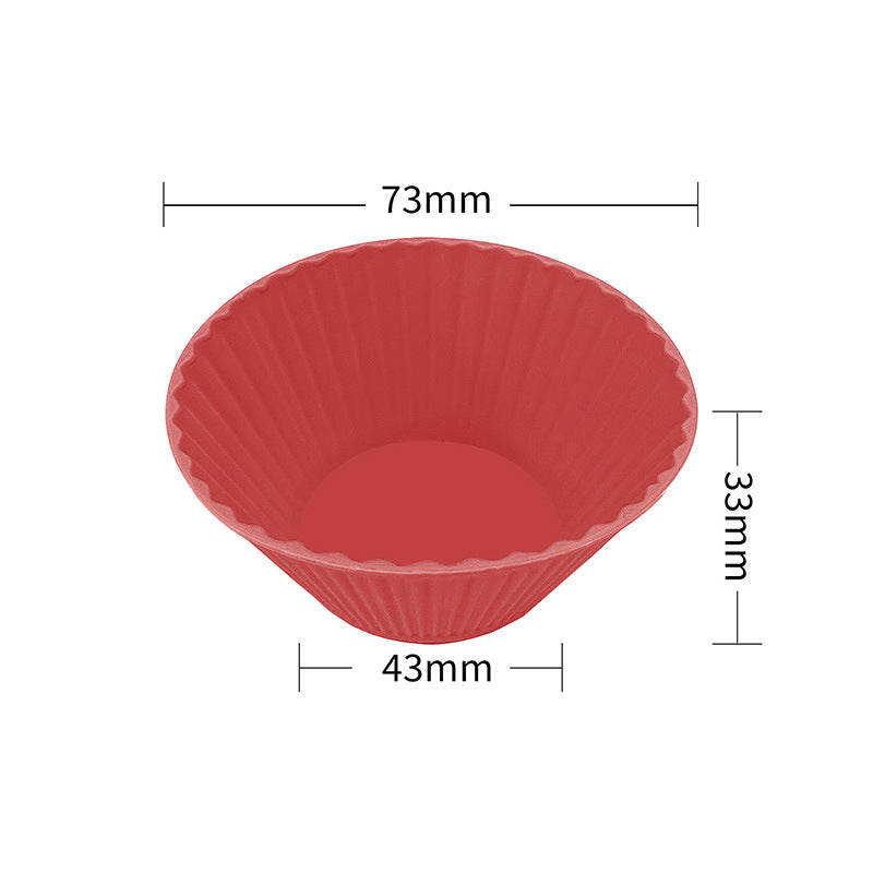 Cross-border silicone muffin cup cake mold high temperature baking tool silicone cake mold DIY silicone cake mold