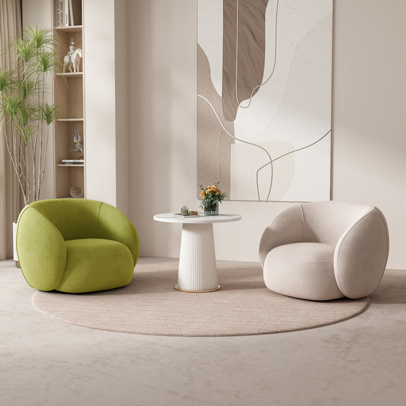 Beauty salon rest area sales department negotiation single sofa round table combination b&b balcony sofa chair living room
