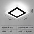 Minimalist modern hallway light, recessed stairway light, entryway light, balcony light, shop/cloakroom light, foyer light