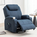Single genuine leather massage heating living room multi-functional sitting and lying lazy zero-reliance wall chair sofa waist suitable for the elderly