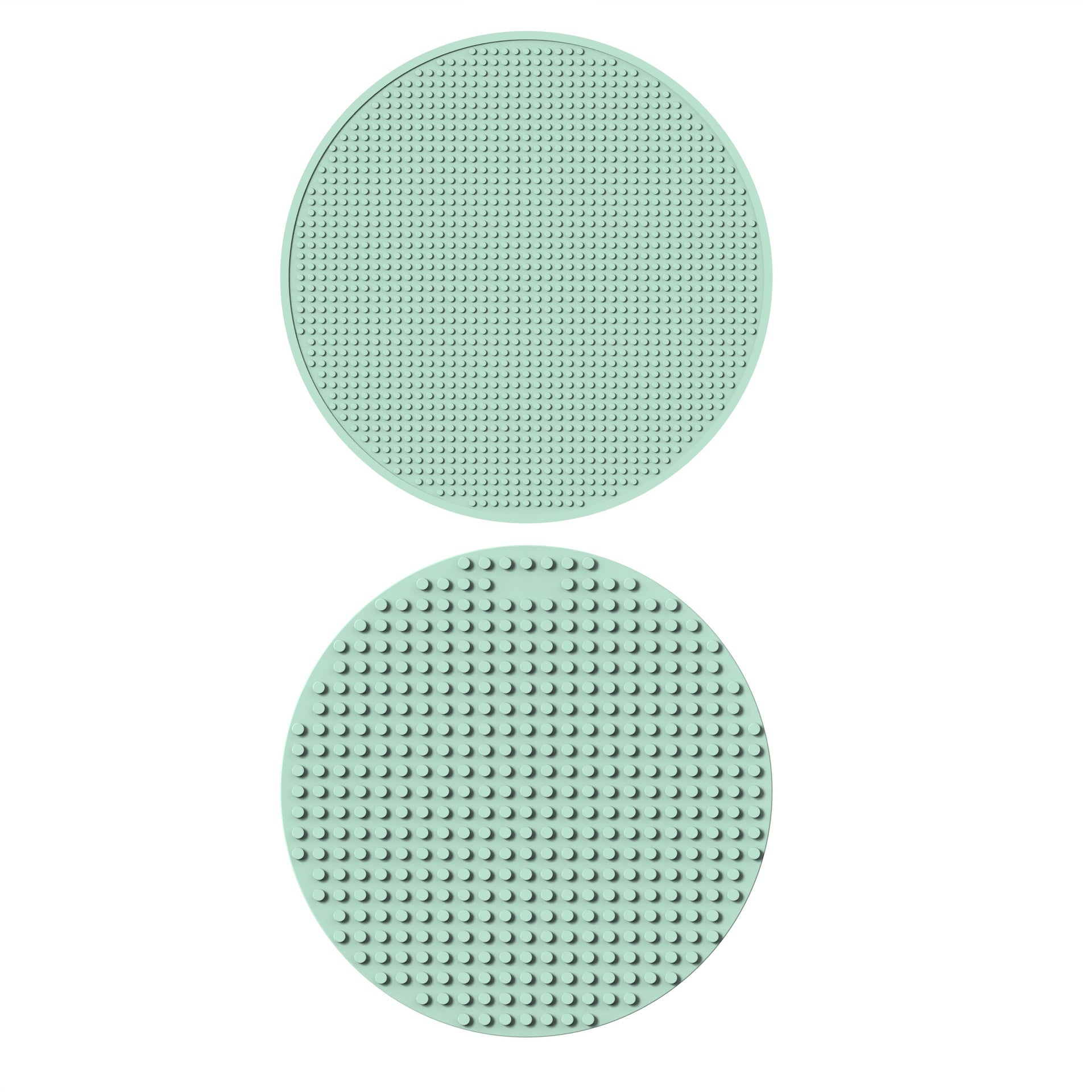 double-sided food-grade silicone building block folding mat baby educational toy silicon building block mat