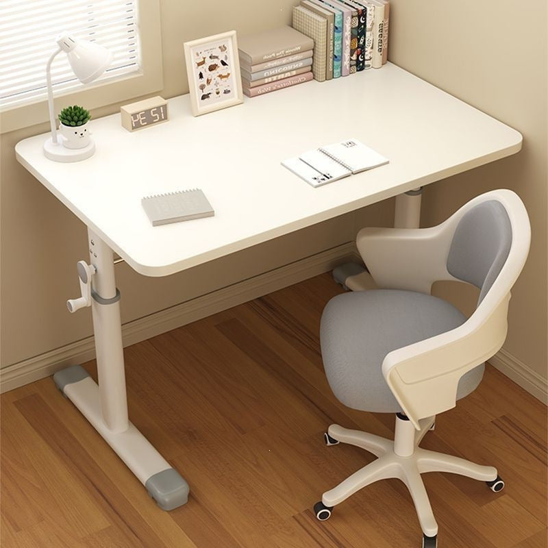 Student home writing desk, kids' study table, adjustable height computer desk, desktop office table, height-adjustable desk, writing desk