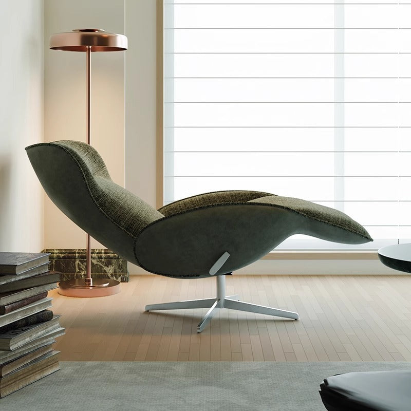 Zero gravity recliner for villa living room, balcony, bedroom, study - single sofa bed, lazy sofa, rocking chair