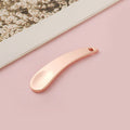 Cream spoon crescent spoon cream application spoon cosmetic spoon facial mask spoon introduction metal short handle eye cream spoon