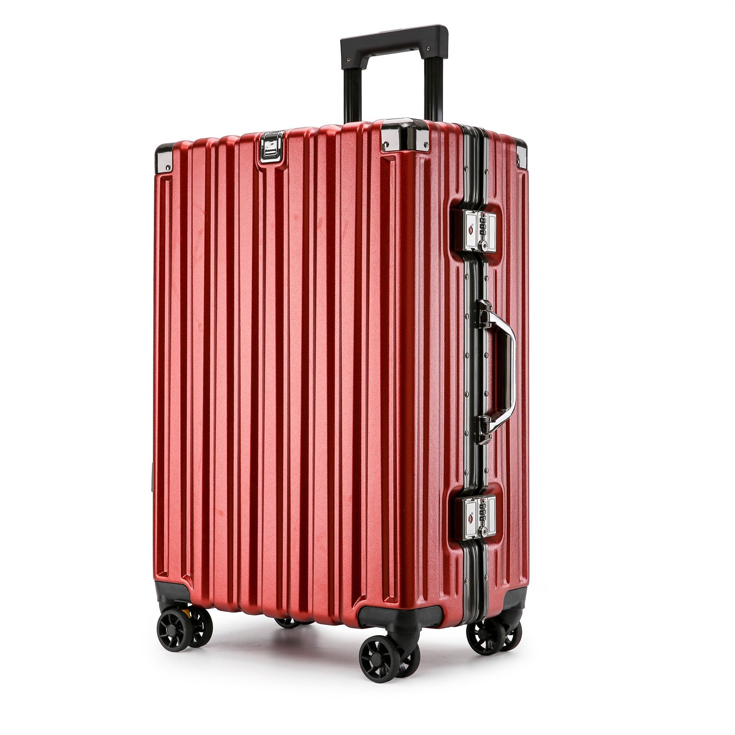 Cross-border luggage male student silent universal wheel 24 zipper box female new password box 26-inch suitcase wholesale