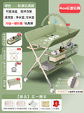 Green + enhanced support + third-generation double-pole frame + single-layer storage rack + clothes drying pole + storage basket + three-speed adjustment + universal silent wheel + toys (with gift pac